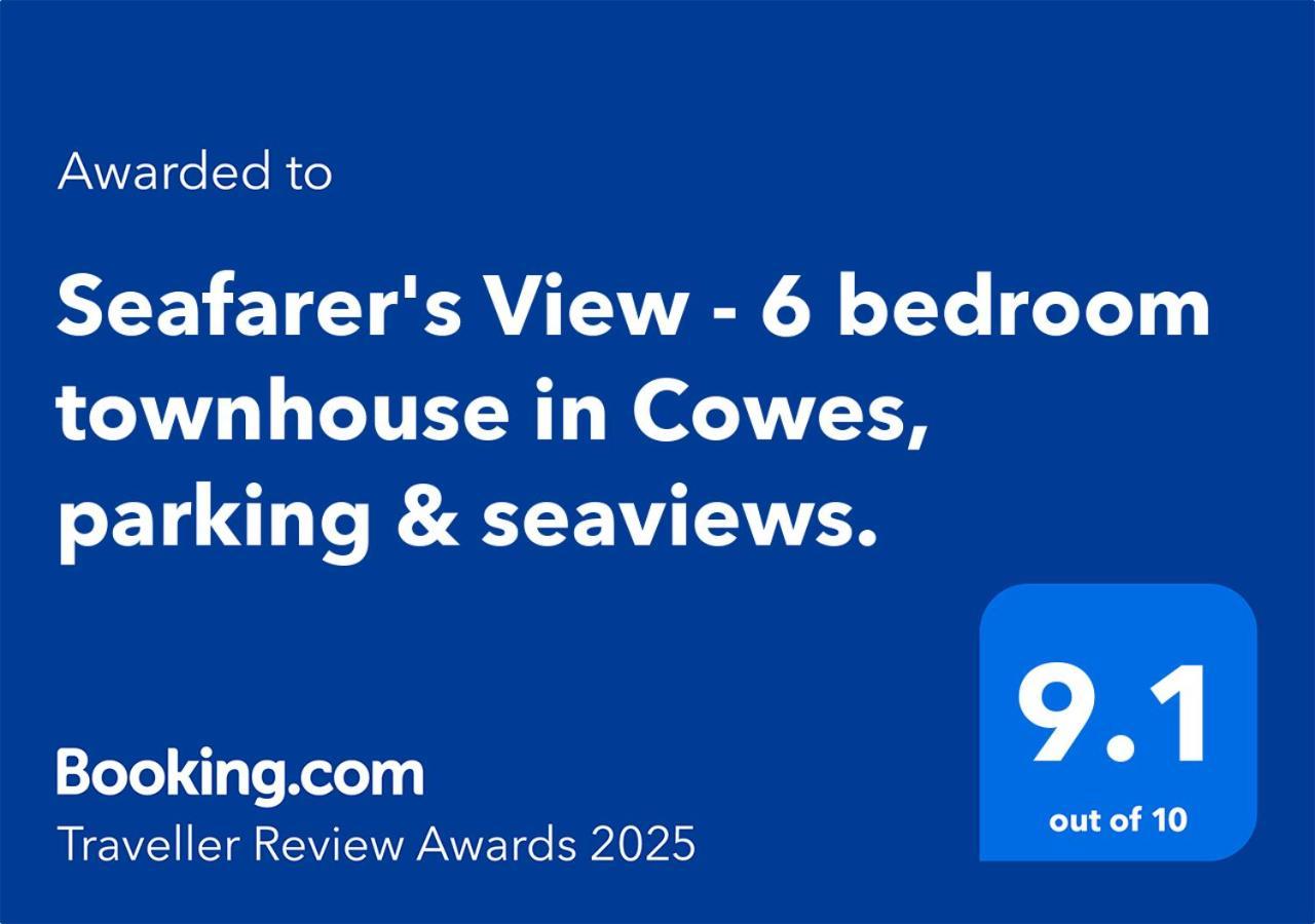 Seafarer'S View - 6 Bedroom Townhouse In Cowes, Parking & Seaviews. Cowes  Exteriör bild
